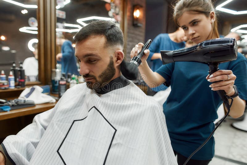 Moda salão de cabeleireiro secador de cabelo ferramentas de corte