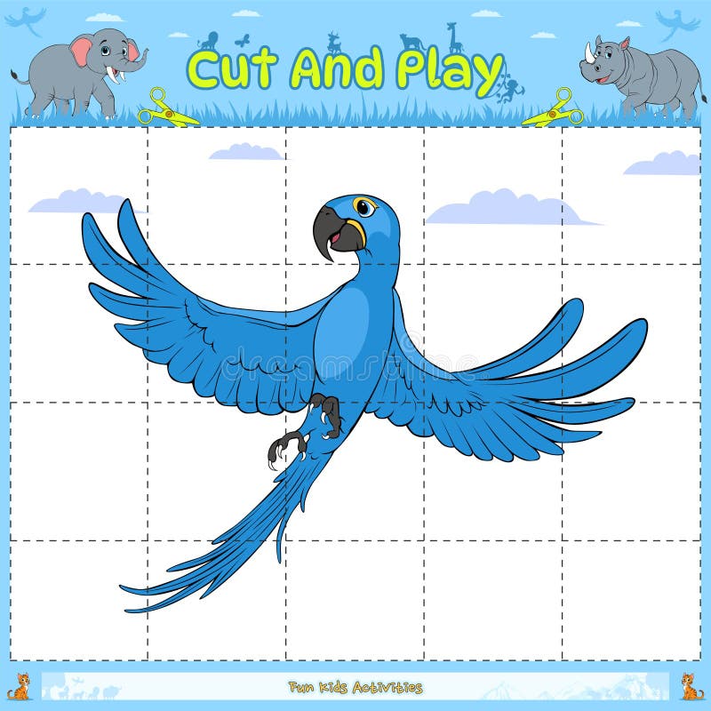 Corte E Jogue Quebra-cabeças De Caça Para Crianças Impala Ilustração do  Vetor - Ilustração de cavalo, animais: 262243823