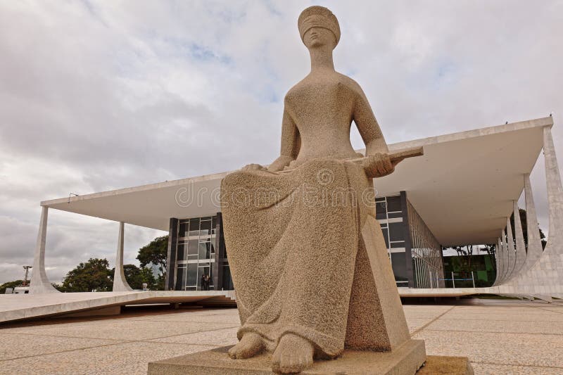 Corte federale suprema a Brasilia fotografia stock Corte federale suprema a Brasilia fotografia stock