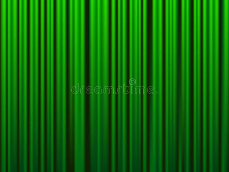 Green curtain on a stage. Green curtain on a stage