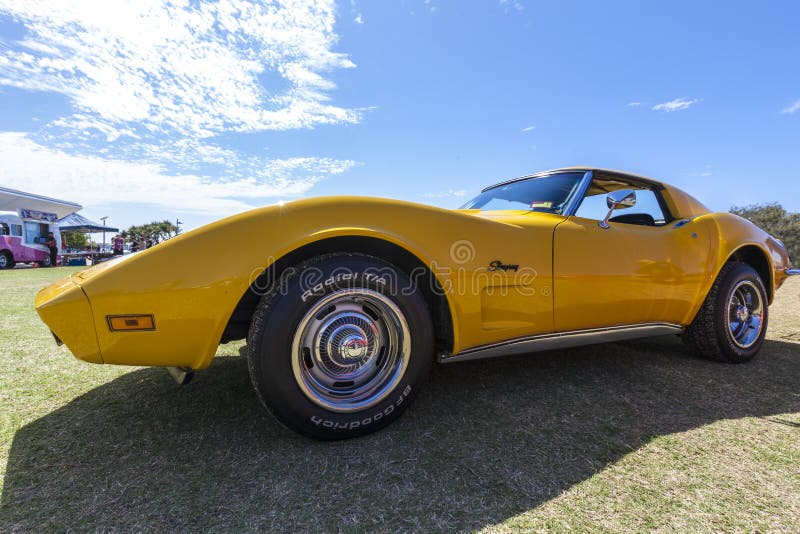 Gold Coast, QLD - SEPTEMBER 16: Chevy Corvettes and others on display at the Gold Coast Corvettes on Display classic car show at Gold Coast QLD , Australia September 16, 2013. Gold Coast, QLD - SEPTEMBER 16: Chevy Corvettes and others on display at the Gold Coast Corvettes on Display classic car show at Gold Coast QLD , Australia September 16, 2013.