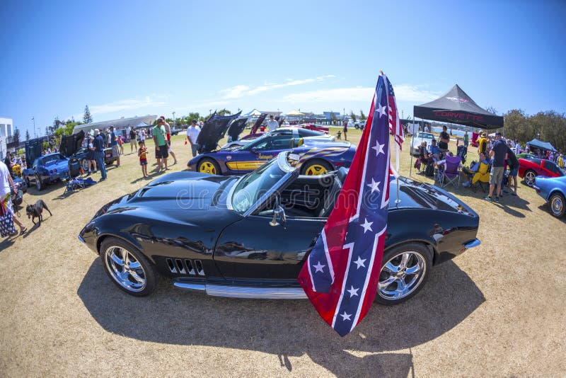 Gold Coast, QLD - SEPTEMBER 16: Chevy Corvettes and others on display at the Gold Coast Corvettes on Display classic car show at Gold Coast QLD , Australia September 16, 2013. Gold Coast, QLD - SEPTEMBER 16: Chevy Corvettes and others on display at the Gold Coast Corvettes on Display classic car show at Gold Coast QLD , Australia September 16, 2013.