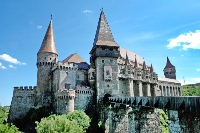 The Corvin castle in Transylvania