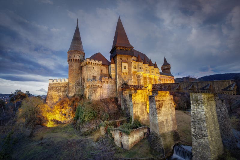 Corvin-` s Hunyadi Schloss in Hunedoara, Rumänien