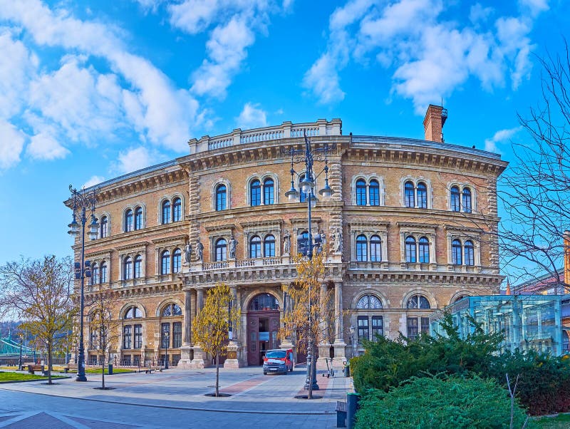Corvinus University building, Pest, Budapest, Hungary