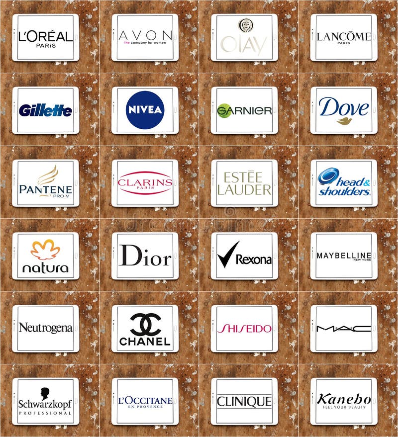 Cosméticos Y Logotipos Y Marcas Famosos Superiores Del Maquillaje Foto editorial - Imagen de cuidado, gente: 65537451 Cosméticos Y Logotipos Y Marcas Famosos Superiores Del Maquillaje Foto editorial - Imagen de cuidado, gente: 65537451