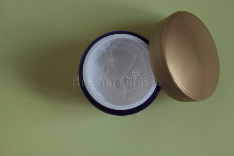 Download Cosmetic Cream In On A Yellow Background Stock Image Image Of Yellow Care 158592657 Yellowimages Mockups