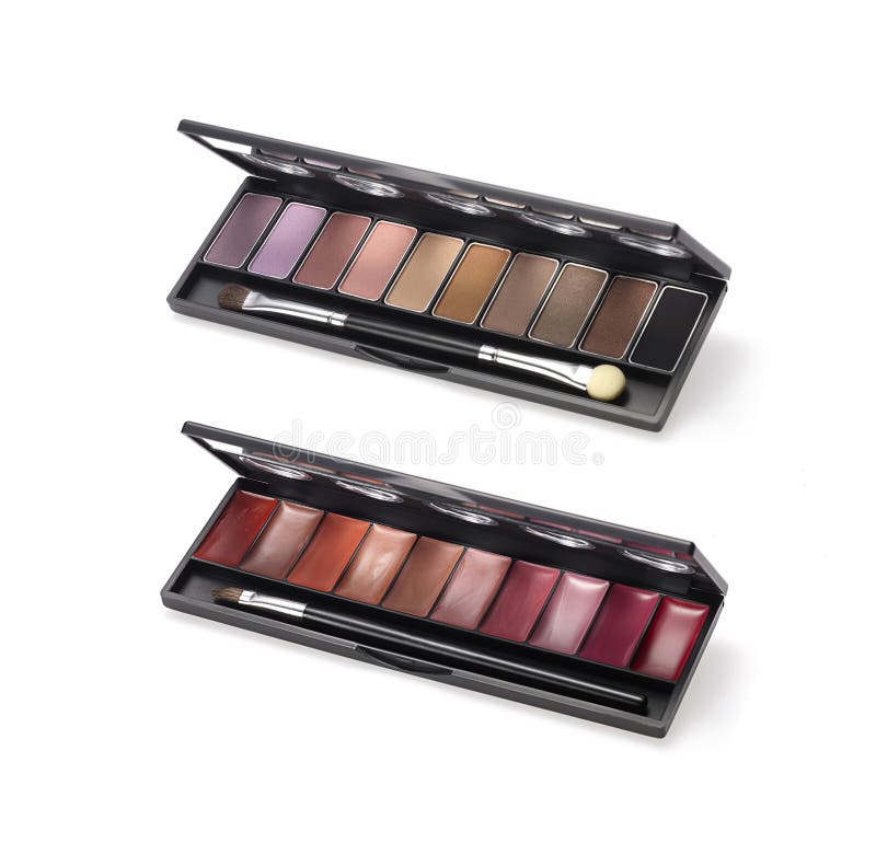 Cosmetic palettes stock photo. Image of beauty, balm 36514844