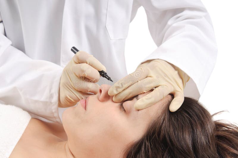 Cosmetic surgery stock images
