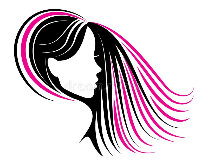 Cosmetici di logo dei capelli del salone di bellezza