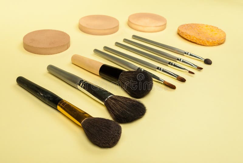 Cosmetics Tools stock image. Image of sponge, object 40982385