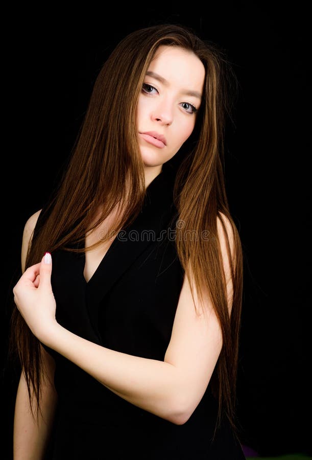 Cosmetology and beauty. Portrait of attractive woman long hair. Natural beauty. Incredible beauty confident girl. Pretty stock images Cosmetology and beauty. Portrait of attractive woman long hair. Natural beauty. Incredible beauty confident girl. Pretty stock images