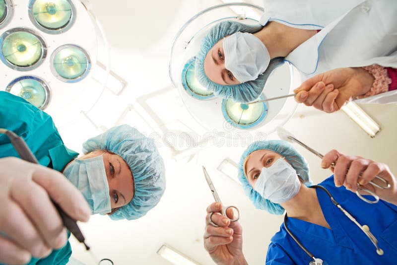 Cosmetology medical operation stock images