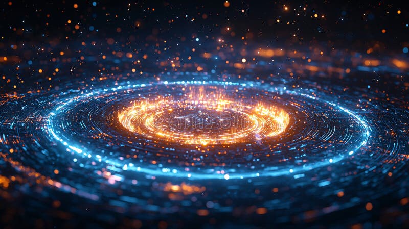 Cosmic cloud royalty free illustration