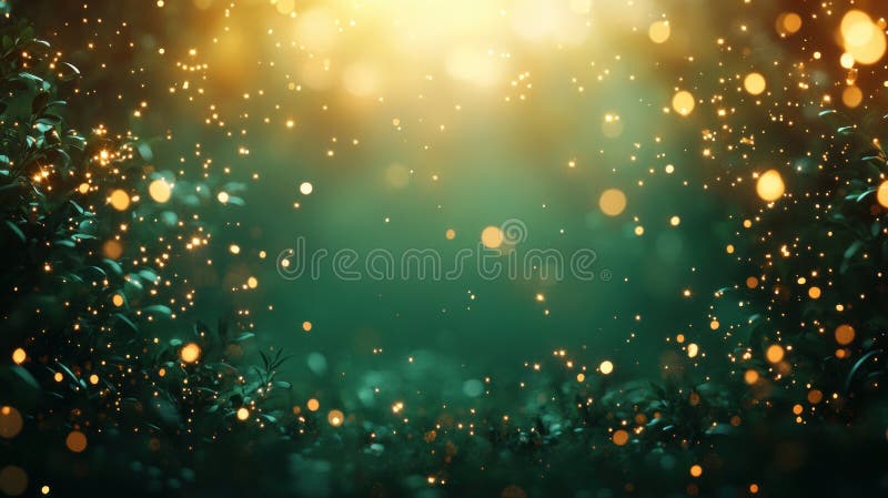 Cosmic Deep Navy Banner z Neon Pink Confetti Starry Frame ilustracja wektor