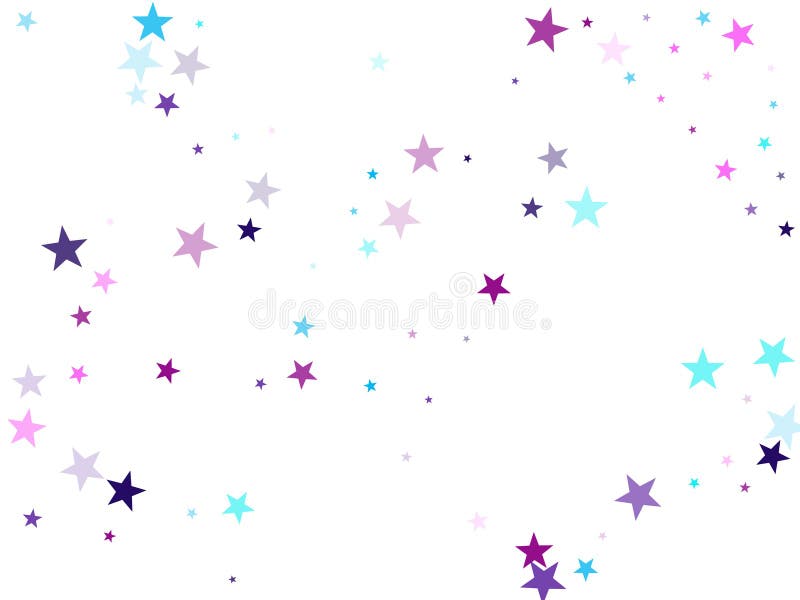 Cosmic Sparkles Stylish Design. Stock Vector - Illustration of falling ...