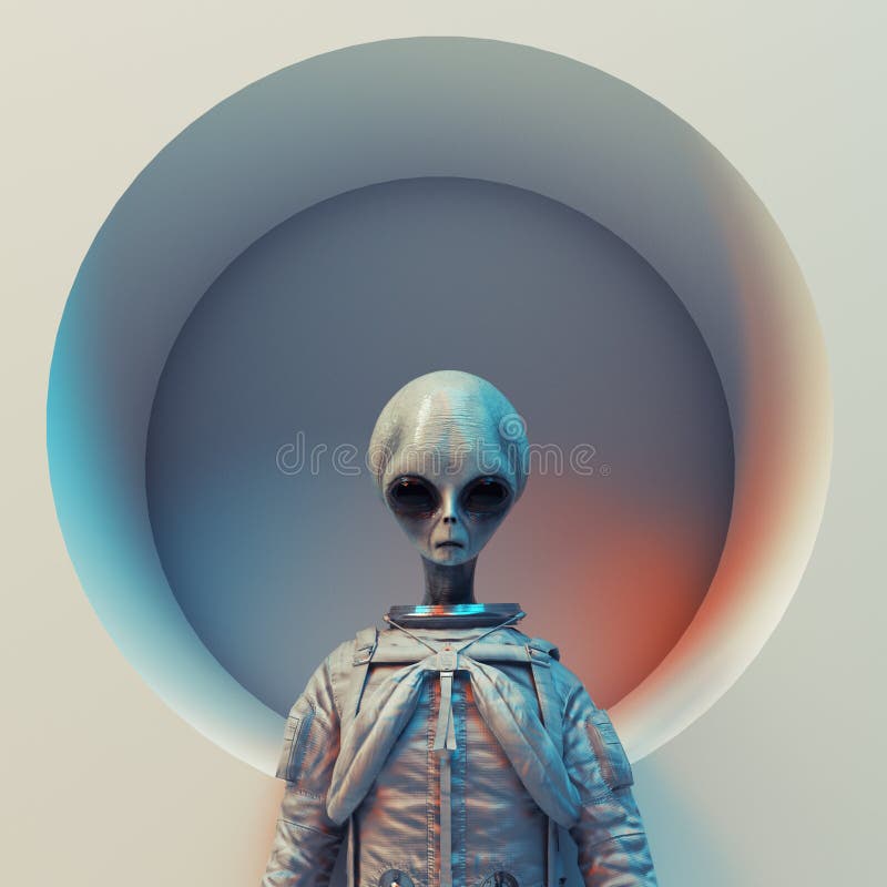 Alien E Cosmonauta Saem Do Buraco Do Espaço Com Estrelas Extraterrestre E  Astronauta Saem De Um Buraco Negro Ilustração Stock - Ilustração de fofofo,  pessoa: 158249477