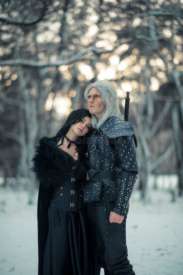 Cosplayer in Image of a Character Yennefer of Vengerberg from the Game or  Film the Witcher in Winter Forest at Sunset Editorial Stock Photo - Image  of dnipro, netflix: 172111433