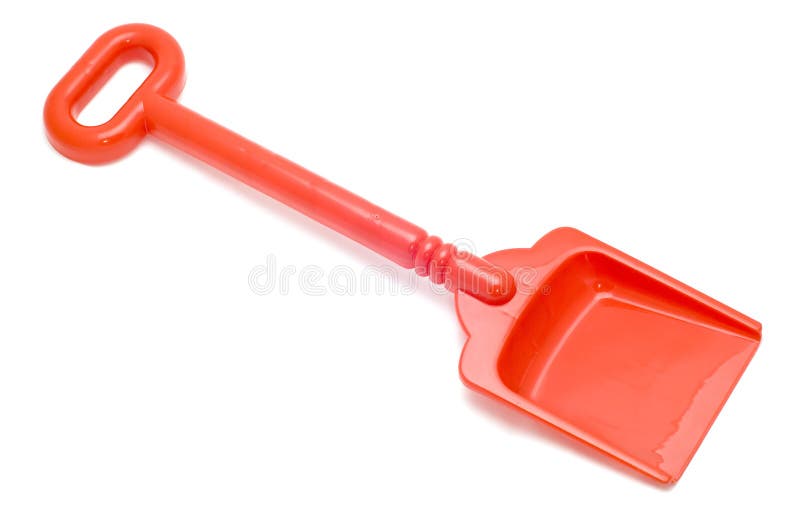 Object on white - tool -Toy Spade. Object on white - tool -Toy Spade