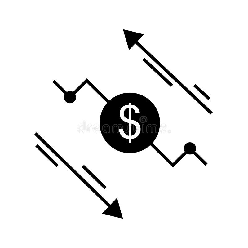 Cost Reduce Vector Icon. Increase Illustration Sign or Symbol. Risk