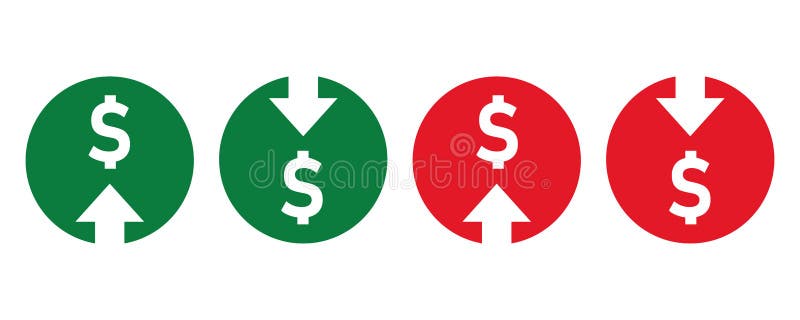 Cost Reduction Icon, Vector Flat Dollar Reduce Symbol Stock Vector ...