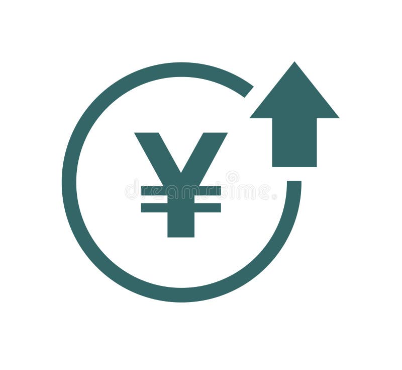 Cost Symbol Increase Icon. Vector Symbol Image Isolated on Background ...