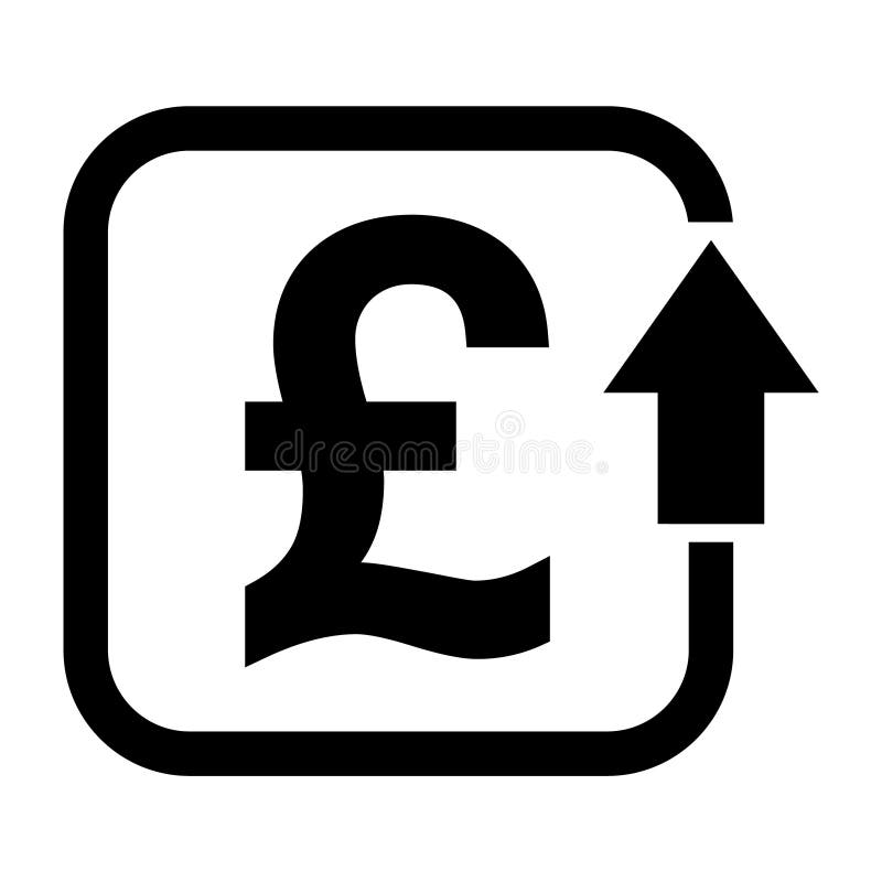 Cost Symbol Pound Increase Icon Income Vector Symbol Isolated On cost-symbol-pound-increase-icon-income-vector-symbol-isolated-on