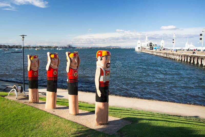 Costa de Geelong en verano fotografía de archivo libre de regalías Costa de Geelong en verano fotografía de archivo libre de regalías