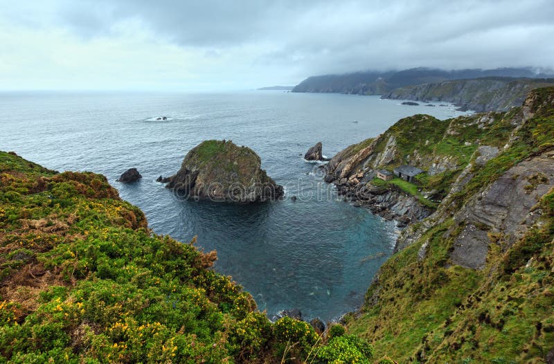 Costa de Loiba Asturias, Spagna immagine stock libera da diritti