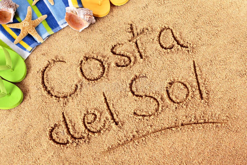 Costa Del Sol stockbilder Costa Del Sol stockbilder