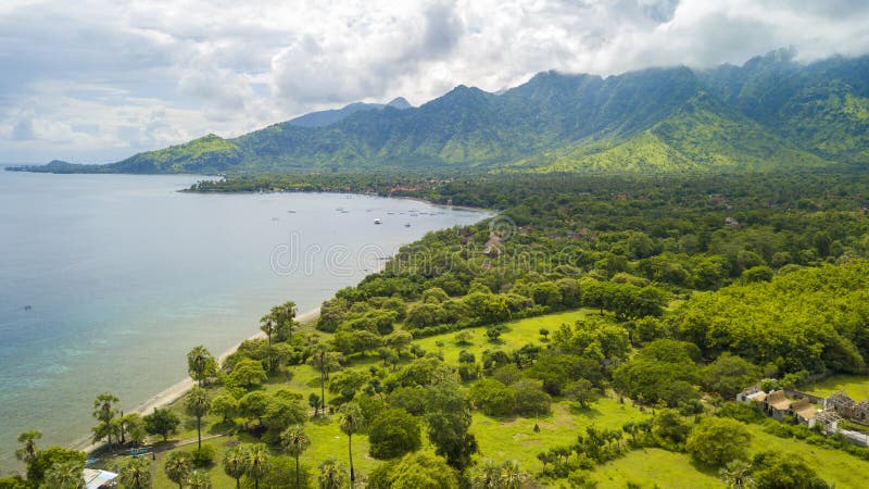 Costa Costa Del Verde De Pemuteran En Bali Foto de archivo - Imagen de