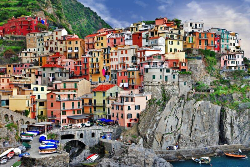 Pictorial Ligurian coast - Monarolla, Italy. Pictorial Ligurian coast - Monarolla, Italy