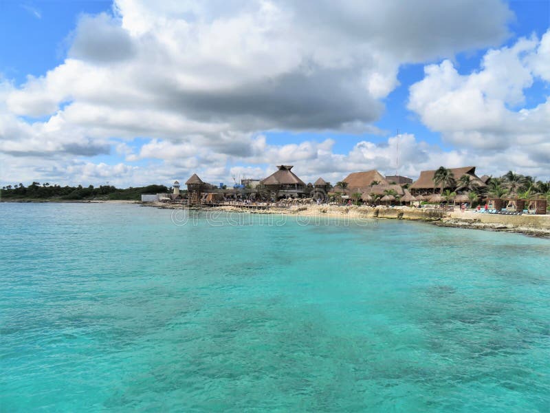 Costa Maya, Mexico 11/30/2017 Scenic Coastline of Costa Maya