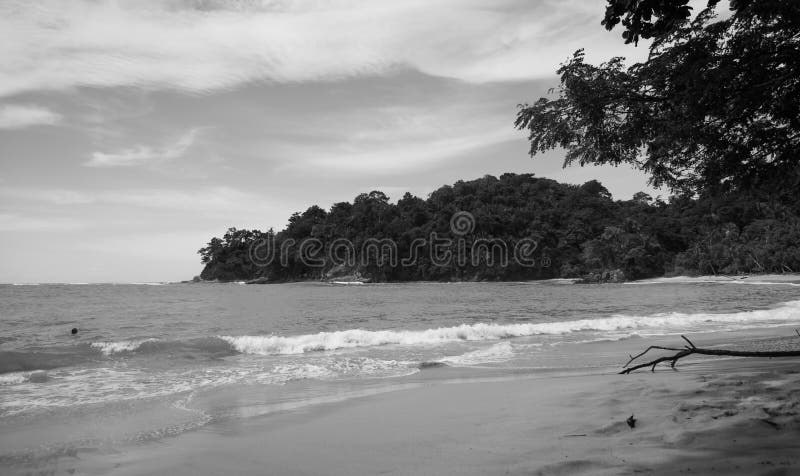 Costa Rica Black e branco foto de stock Costa Rica Black e branco foto de stock