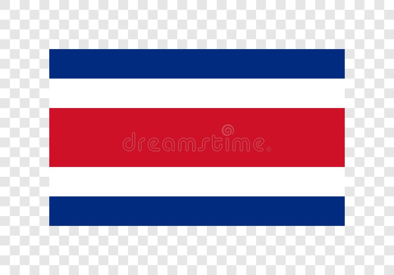 Costa Rica National Flag stock illustration. Illustration of sign 116424672