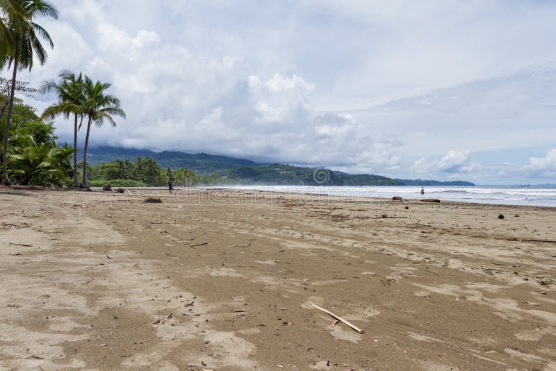 Costa Rican South Pacific Beach Stock Image Image of beach, pacific