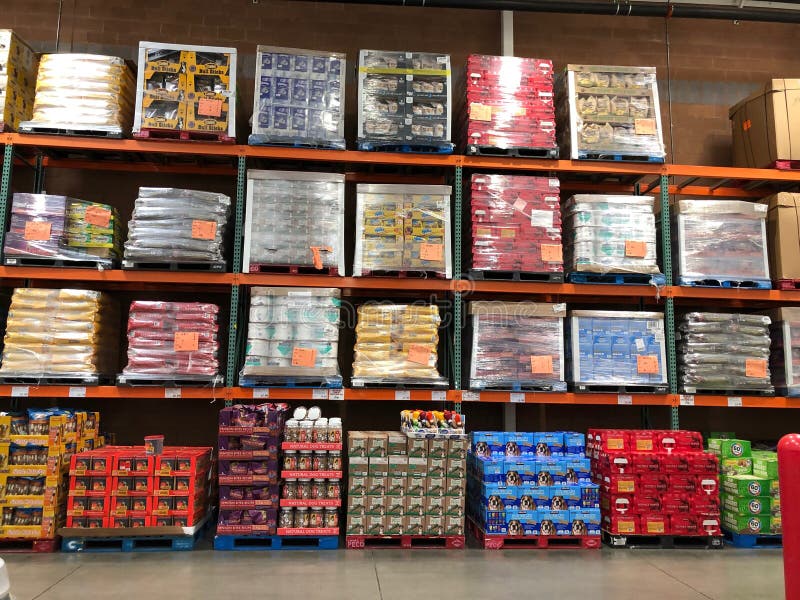 Costco Wholesale winkelen stock fotografie