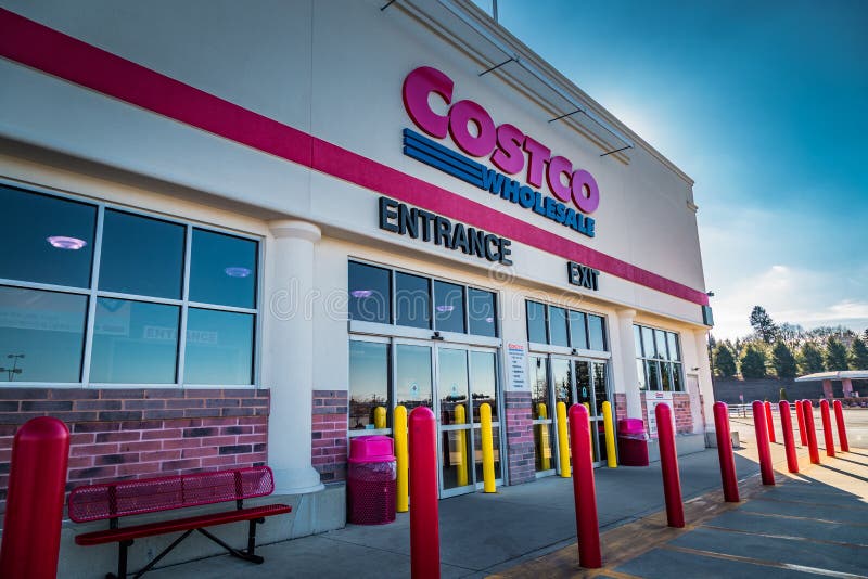 costco wholesale clubstore entrance editorial image image of shop costco harrisburg pa