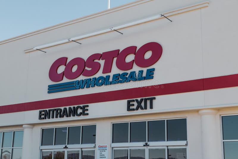 costco wholesale sign entrance exit editorial stock image image of costco harrisburg pa