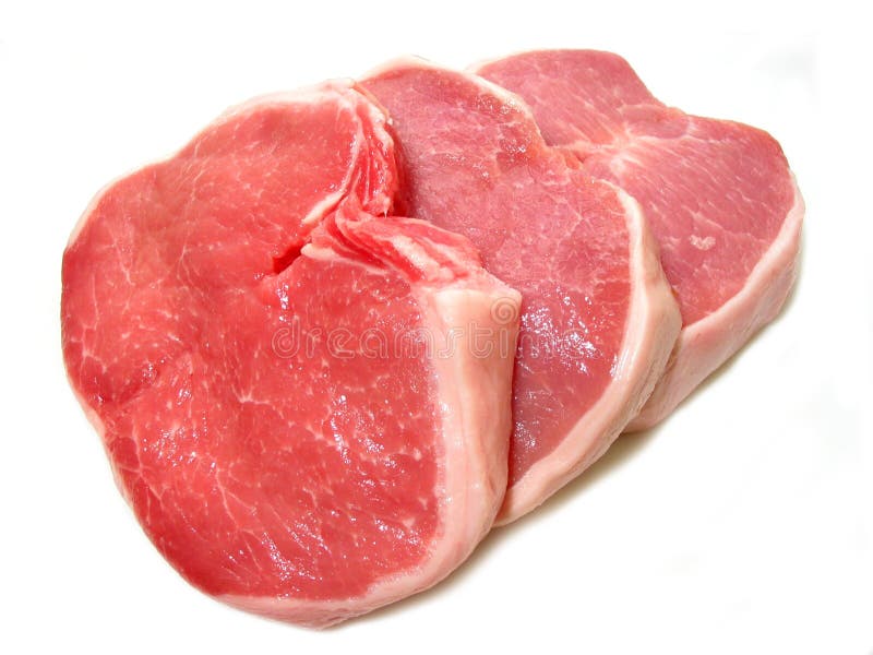 Costeletas de carne de porco