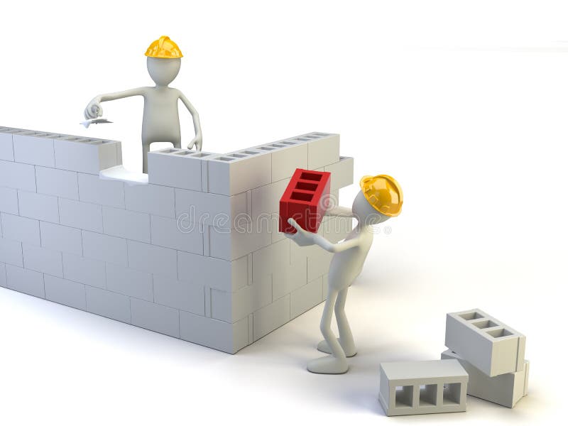 Costruttore illustrazione di stock Costruttore illustrazione di stock
