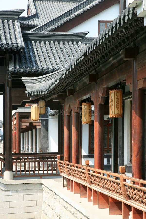 Edificio Cinese immagini stock