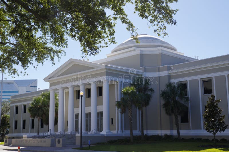 Costruzioni Florida U.S.A. della Corte suprema di Tallahassee Florida immagini stock Costruzioni Florida U.S.A. della Corte suprema di Tallahassee Florida immagini stock