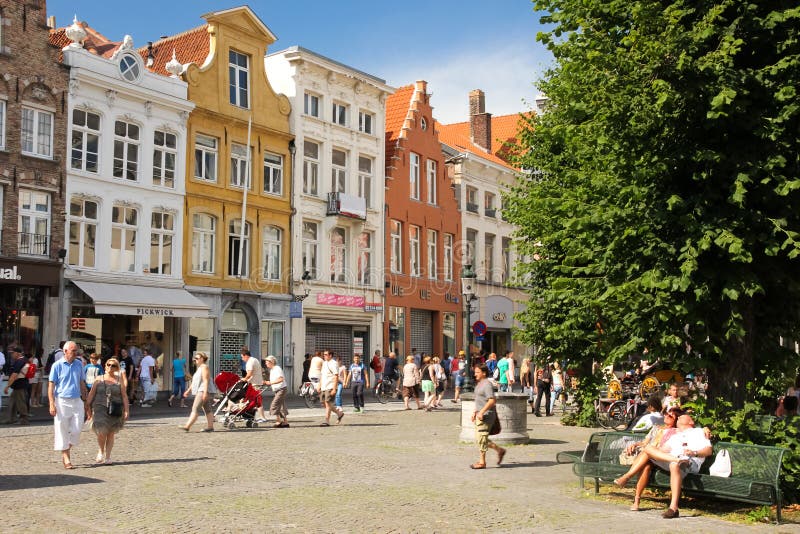 Costruzioni medievali Bruges belgium immagini stock Costruzioni medievali Bruges belgium immagini stock