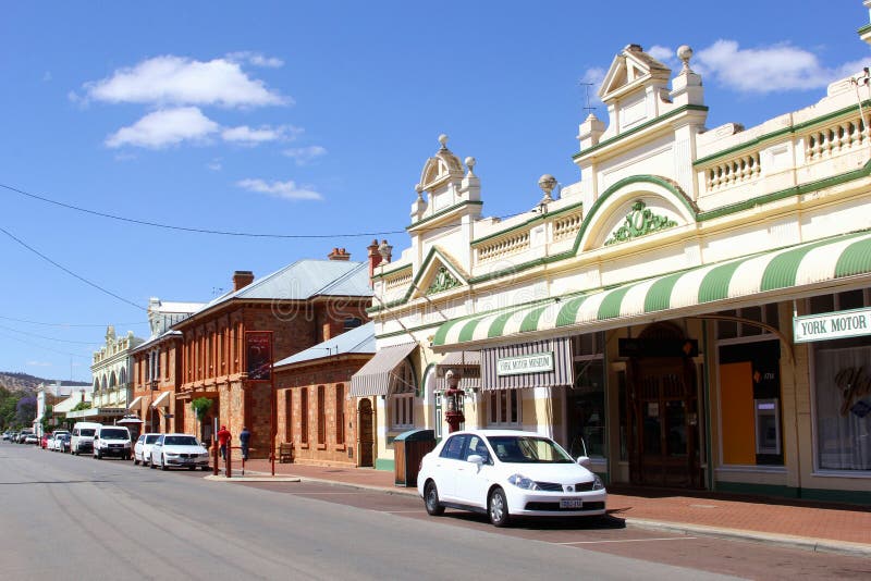Costruzioni a York, la più vecchia città interna di eredità dell'Australia occidentale