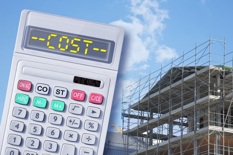 Costs for the Construction of Metal Scaffolding on a Construction Site