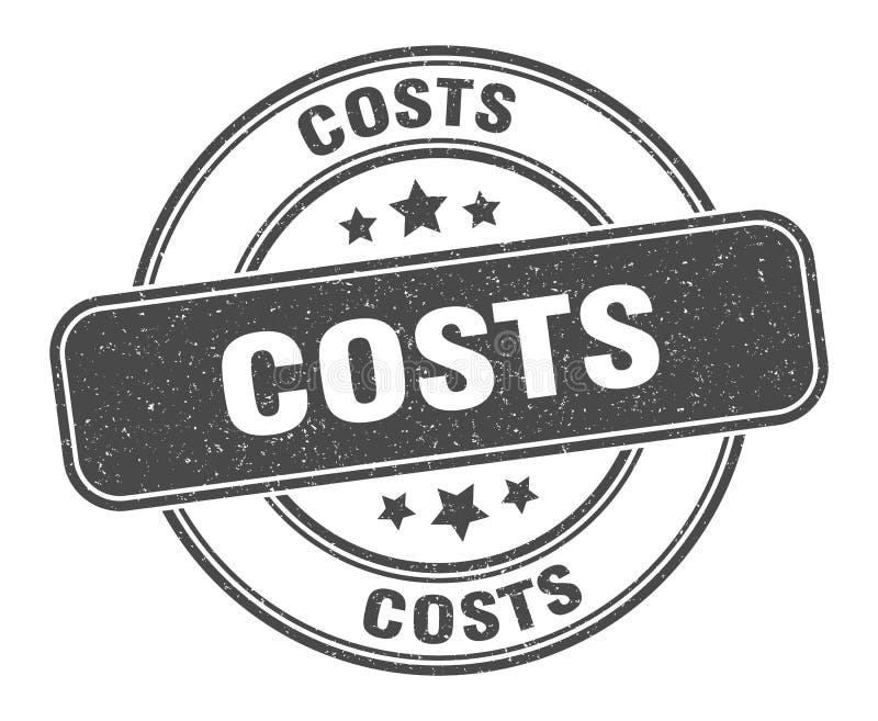 Costs Stamp. Costs Round Grunge Sign Stock Vector Illustration of