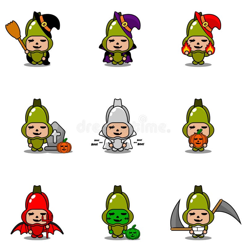 Costume da mascotte di Chayote royalty illustrazione gratis