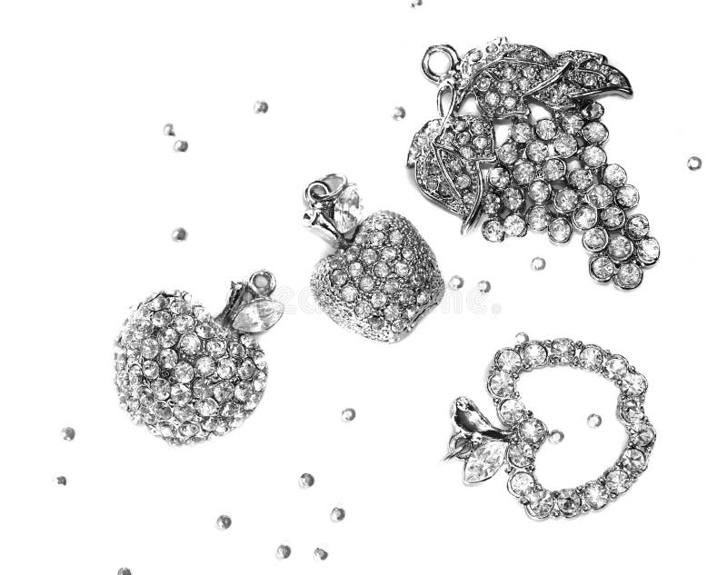 Costume Jewellery from Metal Stock Photo Image of style, metallic