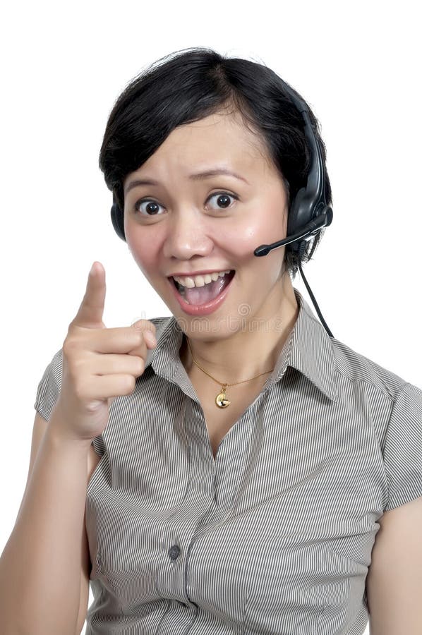Costumer Service Agent stock photo. Image of discussion - 17021656